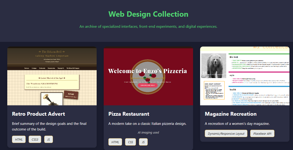UI/UX Web Collection Preview